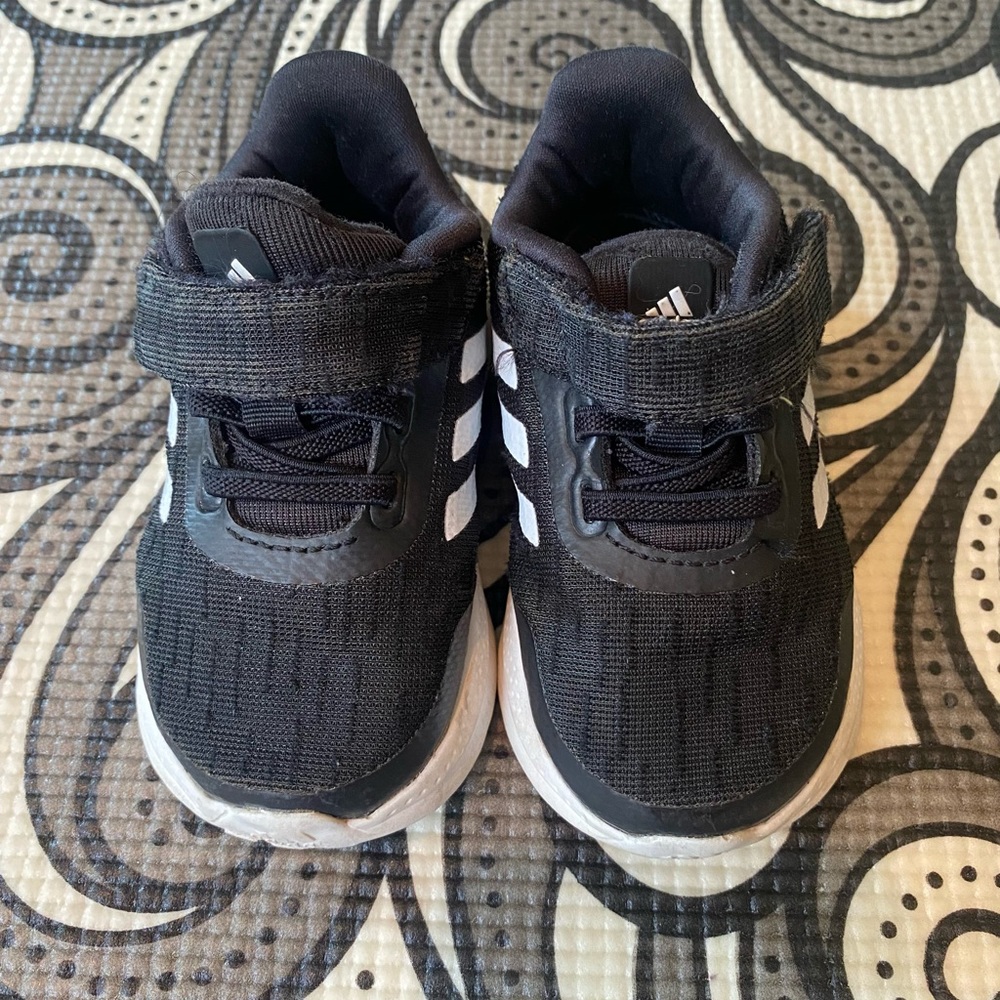 Adidas Black Slip on Velcro Sneaker